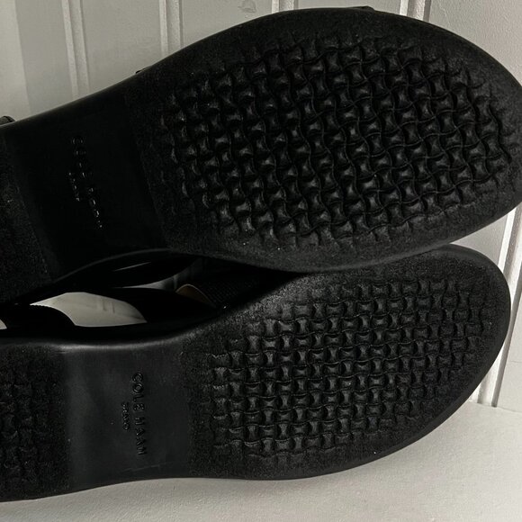 Cole Haan Grand Ambition Women's Mixed Media Flat Criss-Cross Sandals Size 6.5 - Picture 6 of 6
